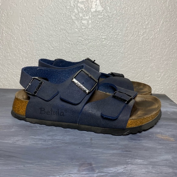 BETULA BY BIRKENSTOCK NAVY SANDAL 37 - Picture 3 of 9